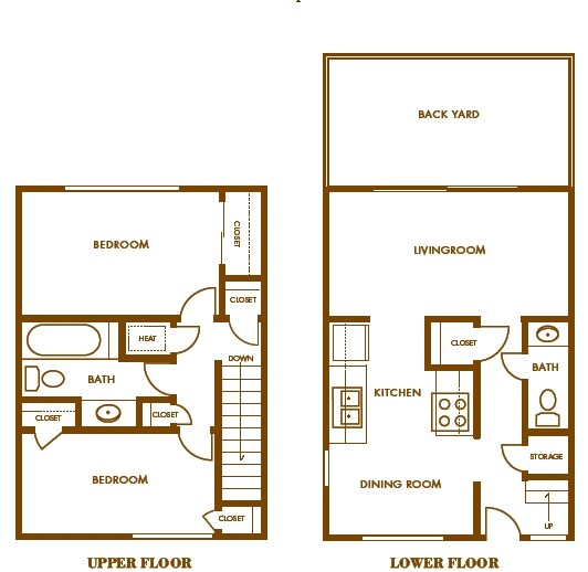 1 Bedroom 1 Bath 01 floor plan